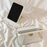 パステル スター ギンガム 回転式 iPad ケース ペンシルホルダー