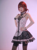 EvilTooth ct06-4 Series Graffiti Band Performance Outfit Subculture Hot Girl Sweet and Cool