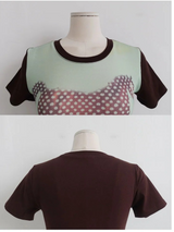 DOTTED HORSE GRAPHIC SLIM TEE