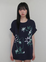CRAYON FRUIT T-SHIRT (APPLE NAVY)