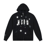 Stars Embroidered Logo Hoodie