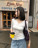 [ORIGINAL] オンズ Vネック ハーフスリーブ Tシャツ