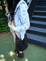 rattan square bag