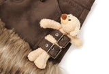 13DE MARZO Bear Upper Fuzzy Shorts