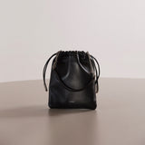 LUZIN MINI シープスキンショルダーバッグ / Matte Black