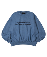 P.Basic cross Sweatshirt _ Smoke blue 