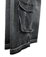 Faded Vintage Bermuda Cargo Denim