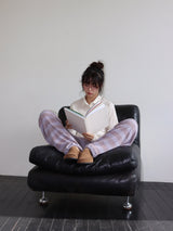 STRIPE KNIT PANTS (PURPLE)