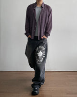 Kane Printing Denim Pants