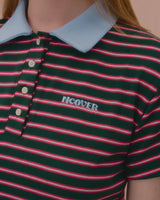 STRIPE LOGO COLLAR TSHIRT
