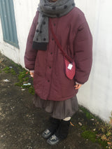 Urban volume round padded jacket