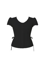Teard Slim Fit Lace Blouse