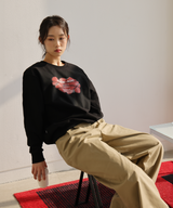 Infinite Hearts Sweatshirt - Black