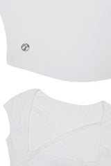 JADE BACKLESS TOP white