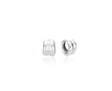 26SS★ Subni Flow Silver One-Touch Earrings S