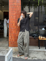 LMN Airy Slit CN Pants (3 colors)