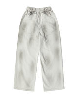 26SS WOMAN ダーティウォッシュドワイドデニムパンツ
