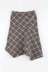 Curve Ray Suede Skirt