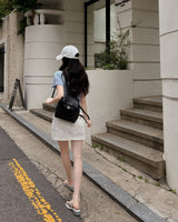 Moa cotton mini skirt