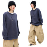 Basic Double Layered Long Sleeve Tee