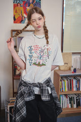 ホームランバニー半袖Tシャツ