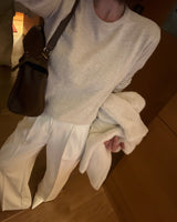 Compact cashmere round knit / 5 colors