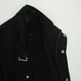 buckle neck field jacket
