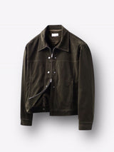 Mer crop suede jacket