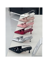Buckle Oblique Slingback (5colors)