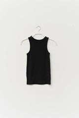 (W) Bean Ribbed Sleeveless