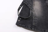 Kyle Ring Pocket Denim Bermuda Pants