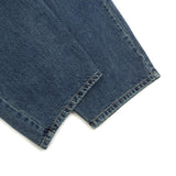 LMN Solid Cargo Wide Denim Pants (blue)