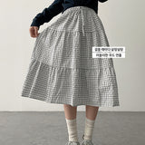 Tiru Waistbanding チェックスカート
