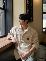 Double pocket patch shirt