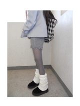 warmer loose socks ivory