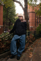Essential Relaxed Denim Pants (Blue)
