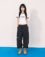 ブルーレーベルナイロンカーゴパンツ (BLACK)
