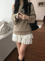 Neff Off-Shoulder Knitwear (3 colors)