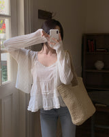 Fiz V-neck Knit Cardigan