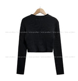 Hari unbalanced crop knit