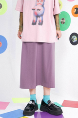 Black high-waisted sweet and spicy thin half skirt