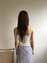 Otti frill button sleeveless top (3color)