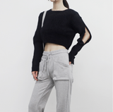 Retona side button knitwear