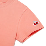 SIGNATURE BIG CHERRY CROP T-SHIRT - LIGHT ORANGE