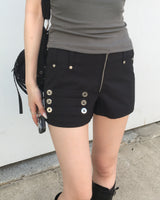 Leon zipper shorts