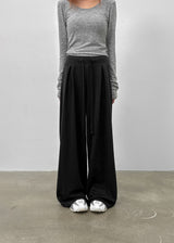 [MADE] Berr tuck Wide Banding Pants