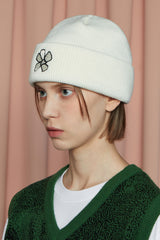[21FW] フラワービーニー / FLOWER BEANIE / IVORY