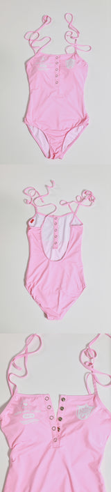Athlete swimsuit - Pink