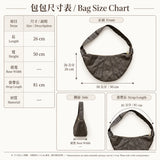 Vintage Crescent Shoulder Bag