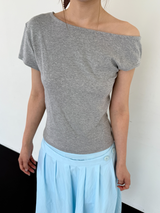 double waist pleats skirt